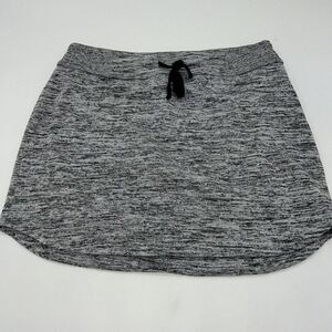 ATHLETA Womens DOWNPLAY SKIRT in Heathered Gray Pull On Size L